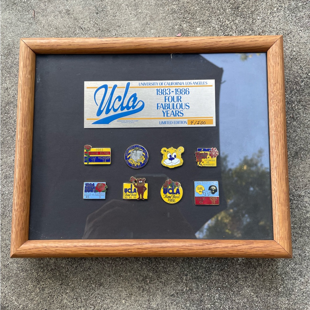Vintage UCLA 1983, 1986 for fabulous years limited edition pins